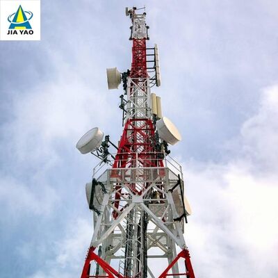 برج الاتصالات الفولاذي الزاوي من الدرجة الرابعة ذو الأرجل ANSI/TIA-222 صاري شبكي قياسي لتركيب هوائي الراديو والتلفزيون