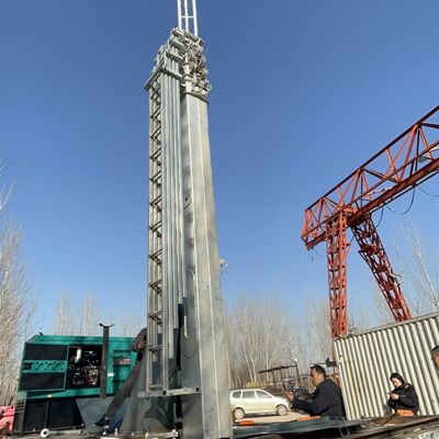 Mobile Emergency Communication Tower Trailer with Telescopic Mast for Rapid Deployment